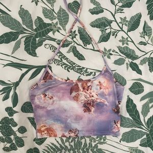 xs/s angel halter crop top